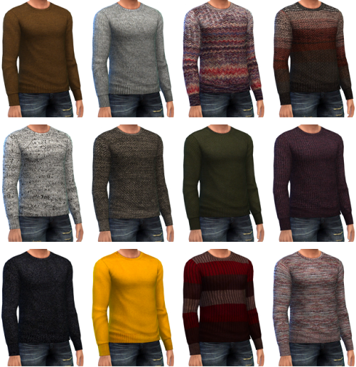 Autumn Wool Sweaters by marvinsims - Liquid Sims