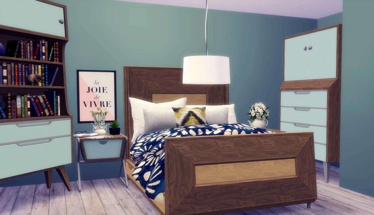 Midmod Bedroom Conversion By Rachel Liquid Sims