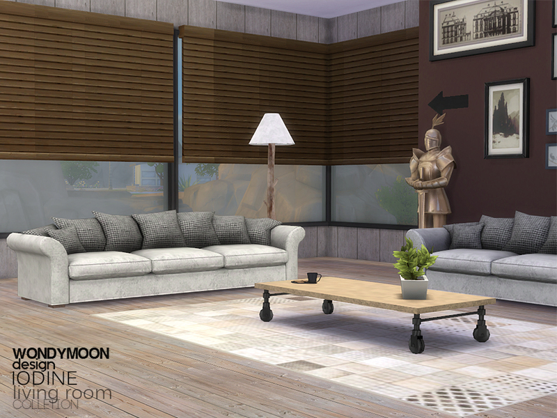 Iodine Living Room by wondymoon Liquid Sims