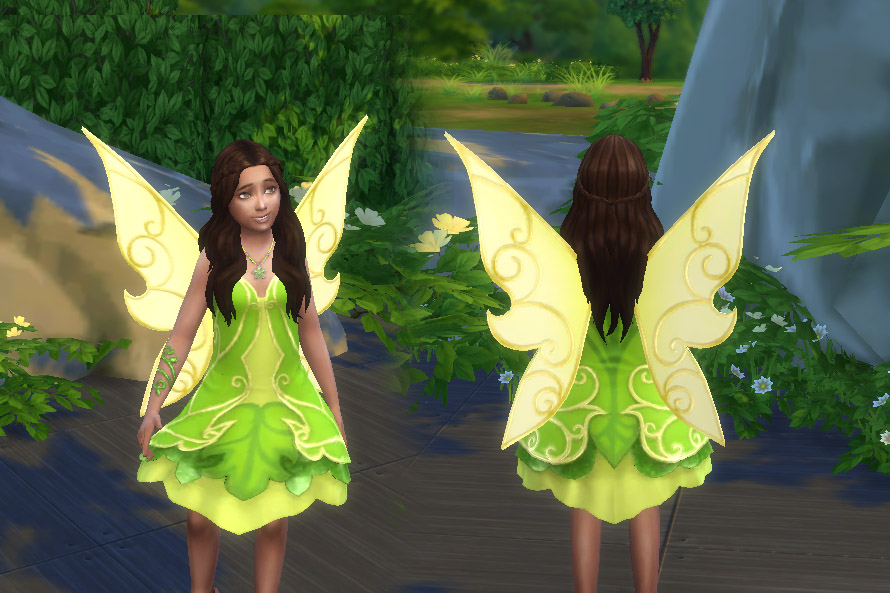 Fairy Dress for Girls by Kiara - Liquid Sims.