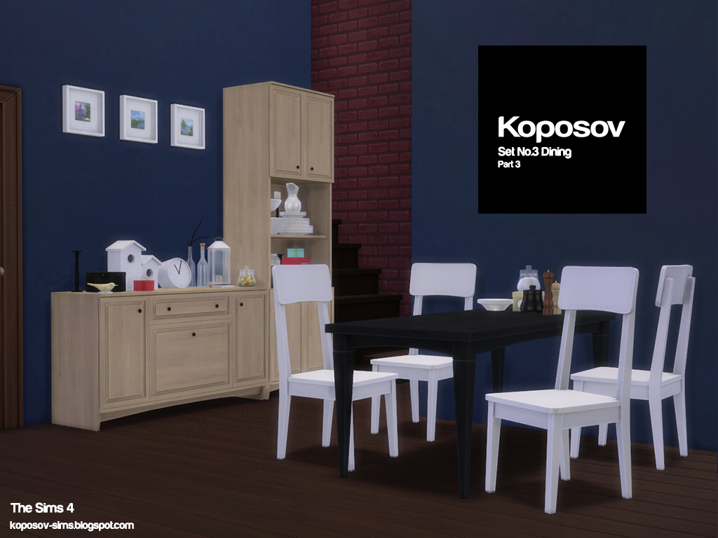 Dining Set by Koposov   Liquid Sims