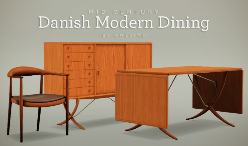 Mid Century Danish Modern Dining - Download