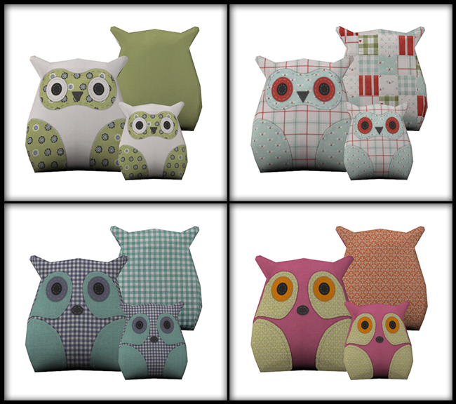 Owl Cushions - Download