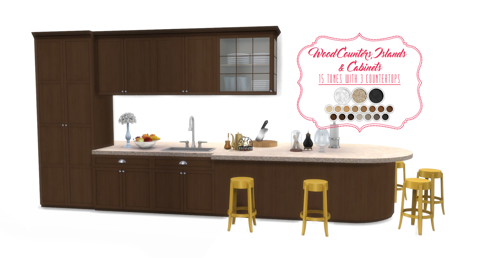 Shaker Kitchen by Peacemaker IC Liquid Sims