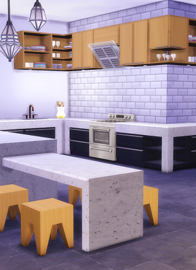 Our 10+ Favorite Modern Kitchens for The Sims 4