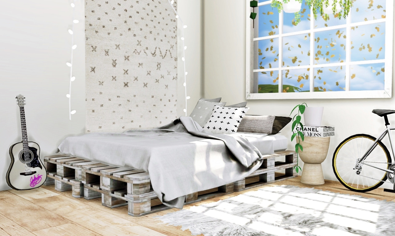 Pallet Bed Frame By Mxims Liquid Sims