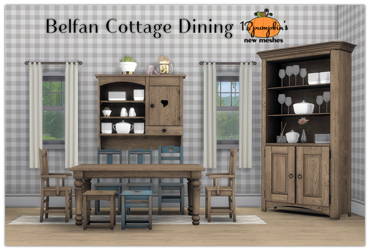 Belfan Cottage Dining By 13pumpkin Liquid Sims