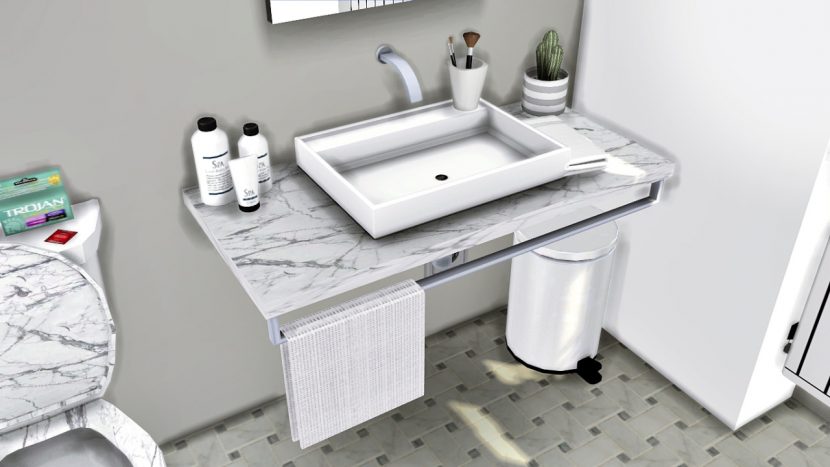 sims 4 using bathroom sink