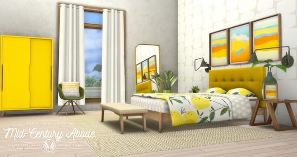 Mid Century Abode Add On Bedroom By Peacemaker Ic Liquid Sims