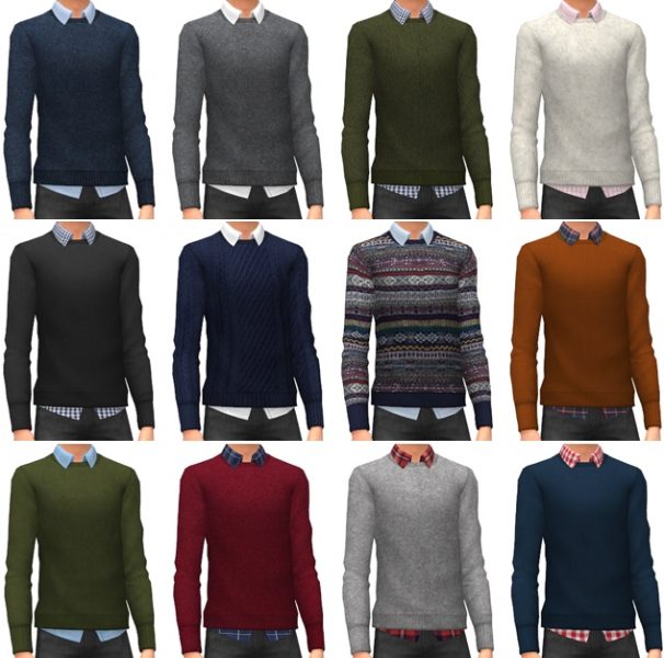 Layered Sweaters by marvinsims - Liquid Sims