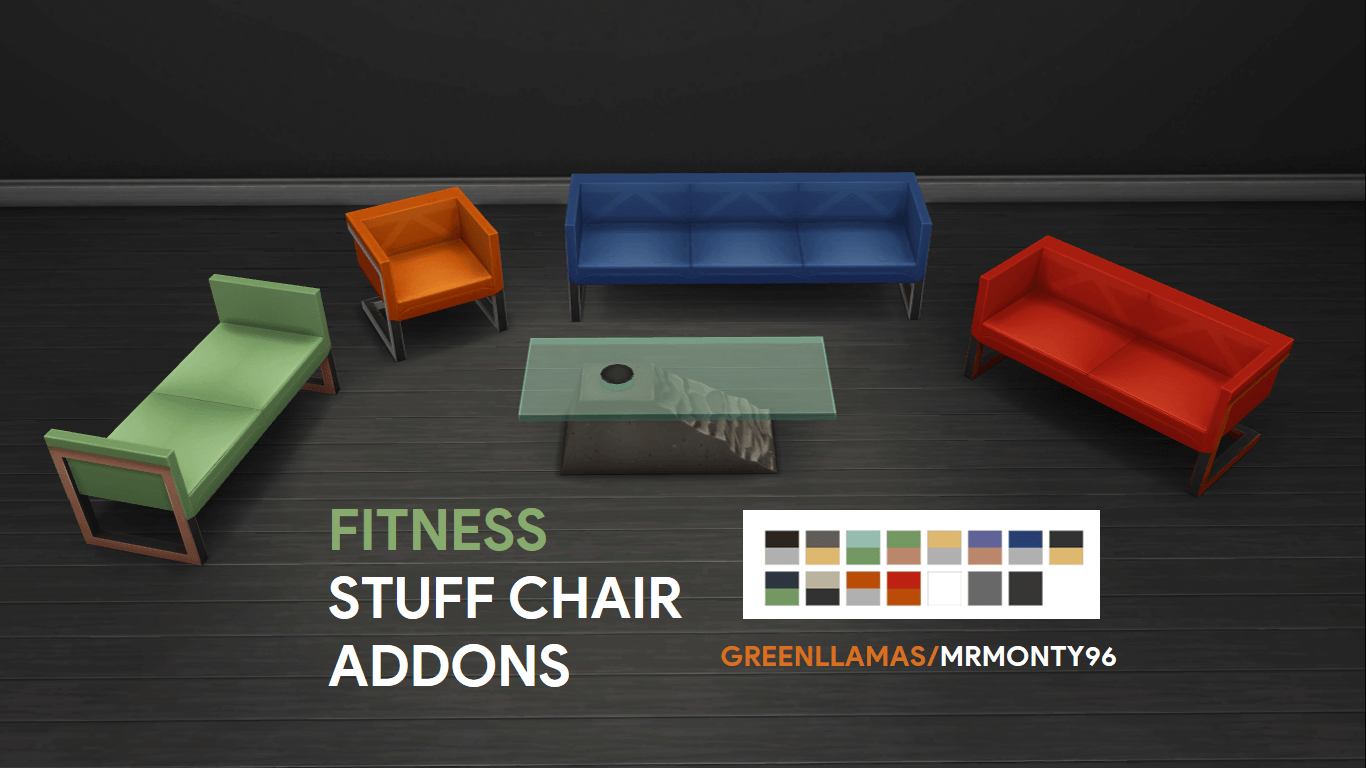 Fitness Stuff Chair Addons by MrMonty96 Liquid Sims