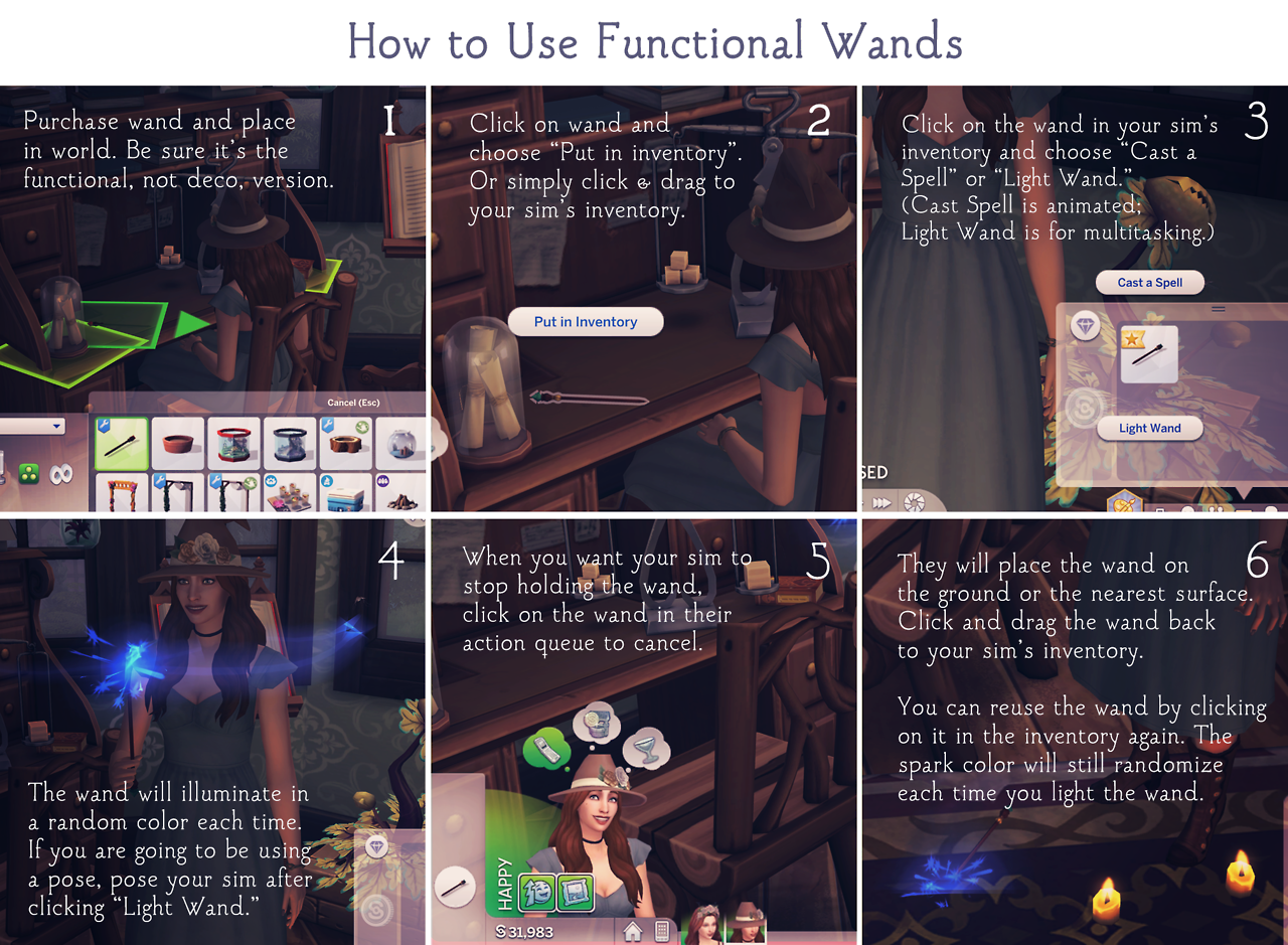 Functional Magic Wands by femmeonamission Liquid Sims