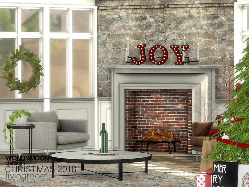 Christmas 2022 Fireplace By Wondymoon Christmas Living By Wondymoon - Liquid Sims