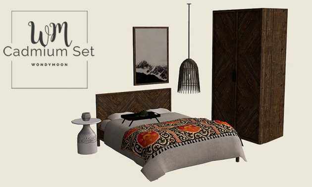 Wondymoons Cadmium Bedroom Converted By Pixelry Liquid Sims