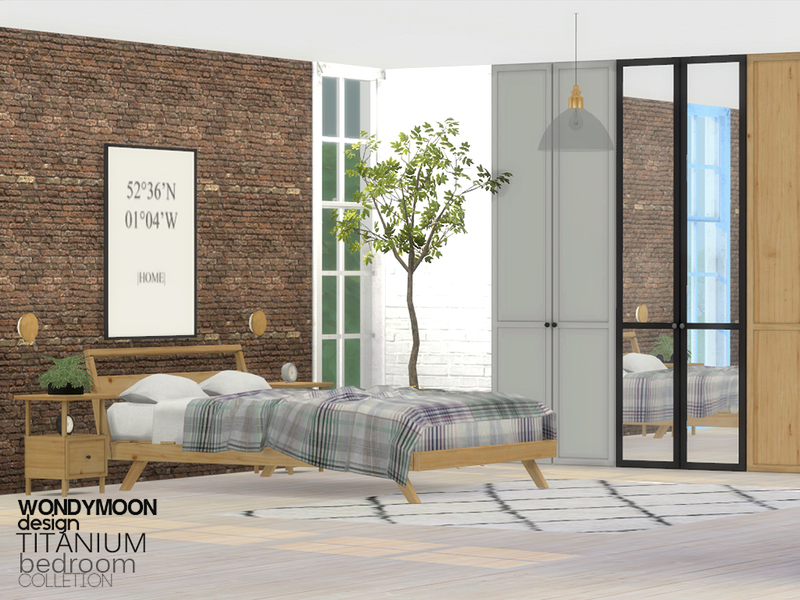 Titanium Bedroom By Wondymoon Liquid Sims