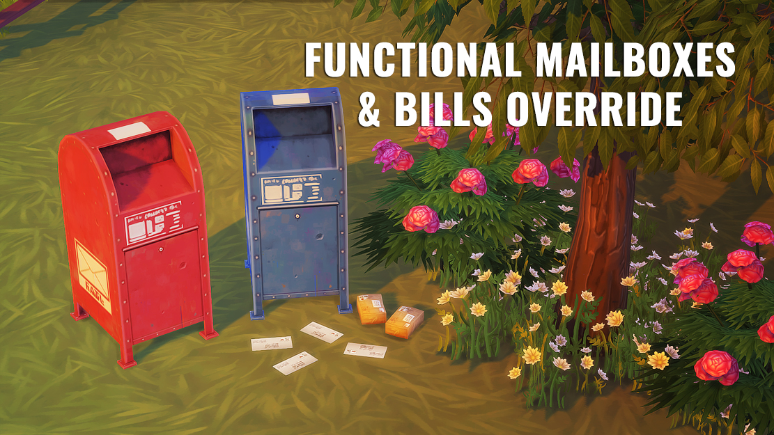 Functional Mailbox Override by flamedeyes Liquid Sims