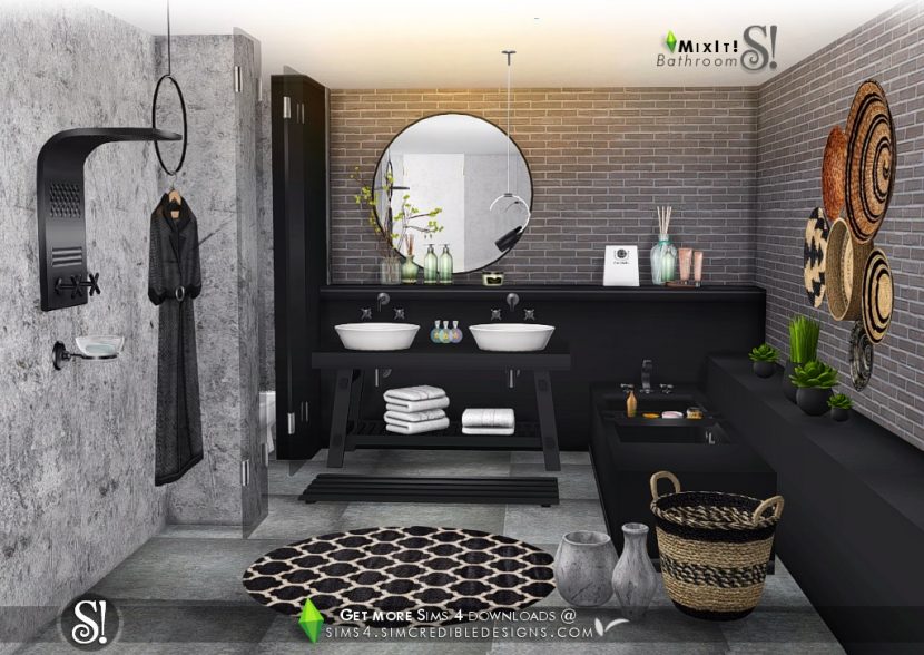 'Mix It' Bathroom by SIMcredible - Liquid Sims