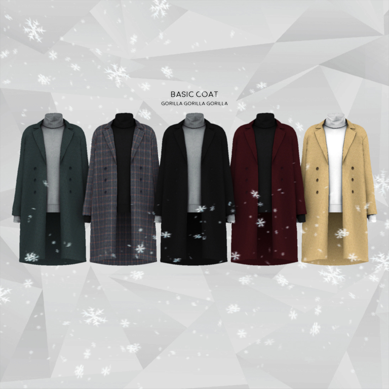 Basic Coat by Gorillax3 Liquid Sims