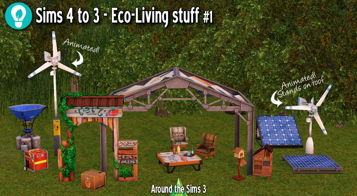 Ts4 To Ts3 Eco Living Conversions By Sandy Liquid Sims