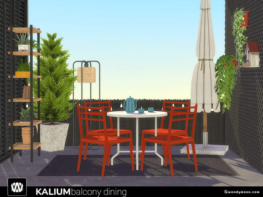 Kalium Balcony Dining by wondymoon Liquid Sims