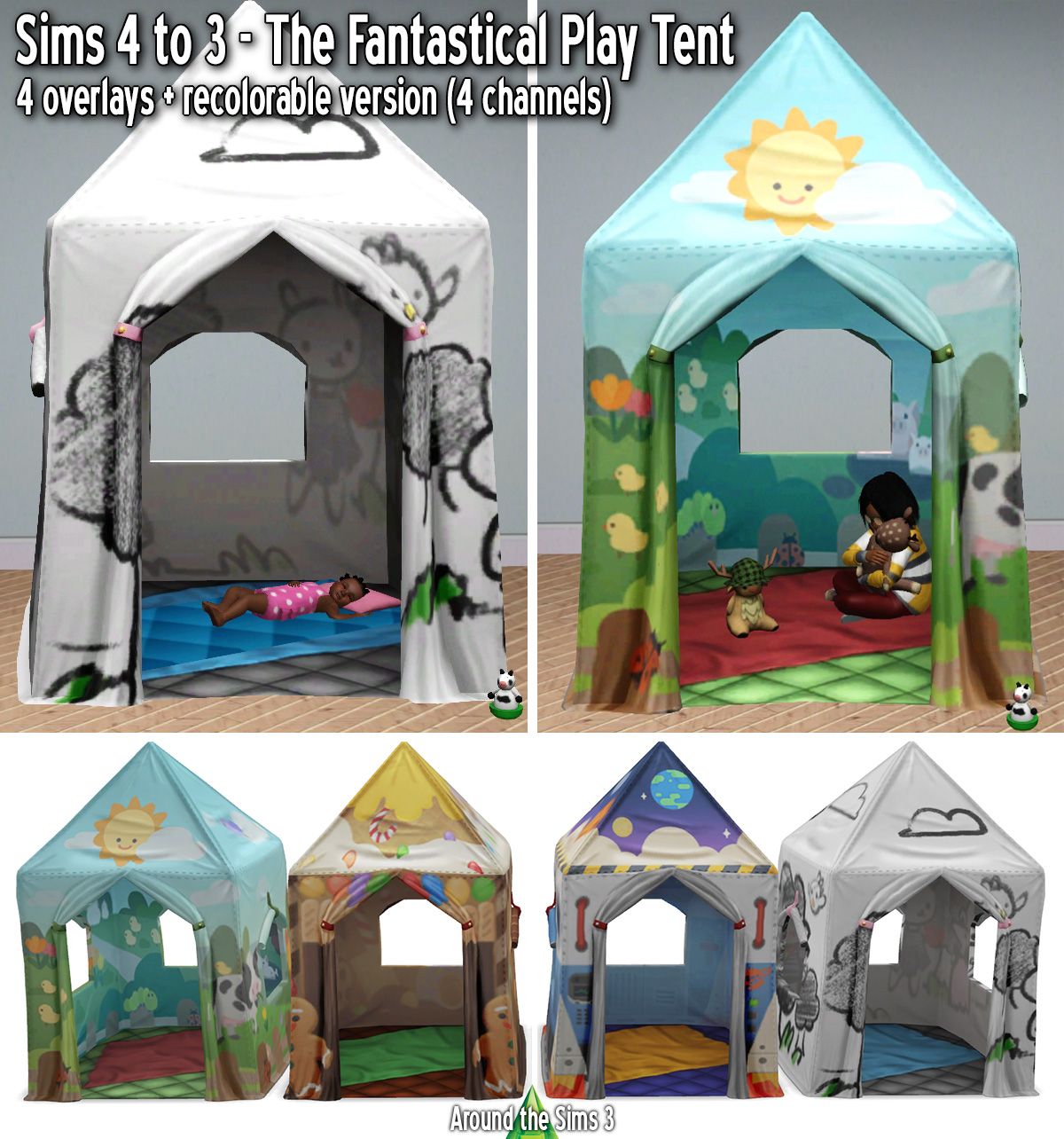 Play Tent Conversion by Sandy Liquid Sims