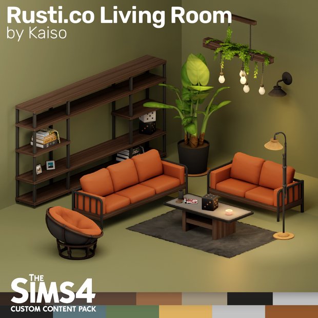 Rusti.co Living Room by Kaiso - Liquid Sims